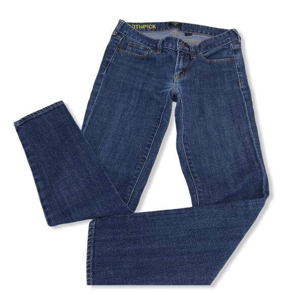 J. Crew Womens Toothpick Stretch Jeans size 25 XS - Picture 1 of 5